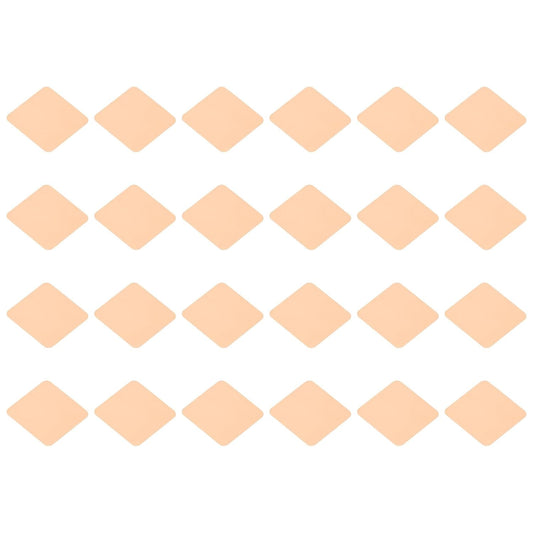 PATIKIL Copper Heatsink Pad Shims, 24 Pcs 15x15x0.1mm Copper Pad Shim IC Chipset GPU CPU Thermal Heatsink for Cooling Laptop Desktop Computer