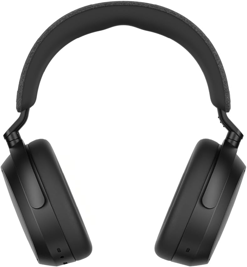 Sennheiser MOMENTUM 4 Wireless Headphones - Bluetooth Headset for Crystal-Clear Calls with Adaptive Noise Cancellation, 60h Battery Life, Lightweight Folding Design, Black