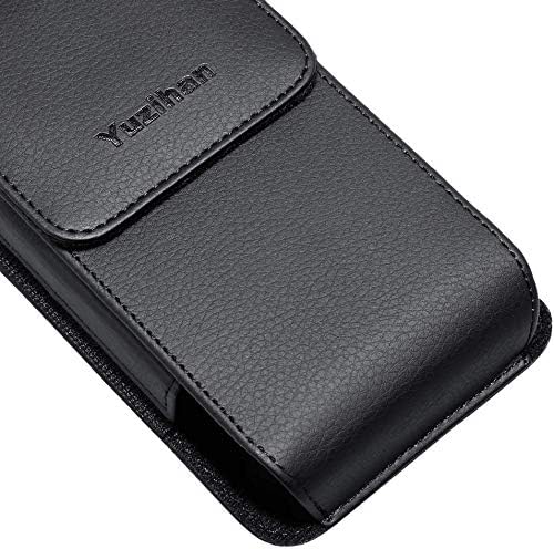 Fit for iPhone 13 Mini 12 Mini iPhone SE 2020 iPhone 8 7 6S 6 Belt Holster Premium Leather with Belt Clip Loop Fit with Defender Case Protective Armor Battery Case On