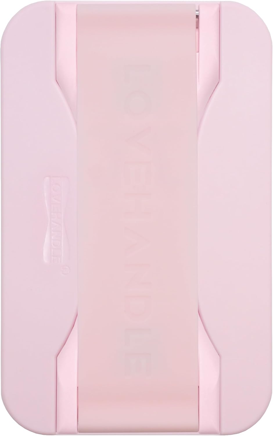 LoveHandle PRO MagSafe Compatible Magnetic Phone Grip w/Kickstand - Mount, Strap and Stand for Smartphone and Tablet - MagSafe Ring Included - Fits All Devices - Light Pink