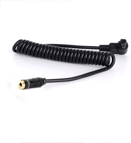 Remote Trigger Cable Adapter for Canon R3 R5 1DX 6D 7D 5D MKIII 60D EOS SLR Camera, 2.5mm Female to N3