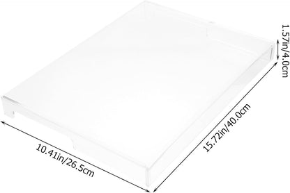 Gadpiparty Acrylic Keyboard Cover Clear Waterproof Laptop Keyboard Protector Computer Mechanical Keyboard Accessories 15.6 Inch