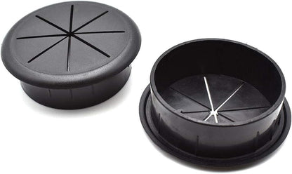 2-3/8 Inch (60mm) Flexible Desk Grommets Wire Cord Hole Cover Cable Organizer for Desktop Equipment Wiring Management and Protection