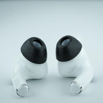 Comply TrueGrip MAX | Premium Memory Foam Replacement Earbud Tips for Apple AirPods Pro 1 & 2 | Long Lasting Comfort, Extreme Durability, Secure Fit, Superior Noise Isolation| Black (Small) (1 Pair)