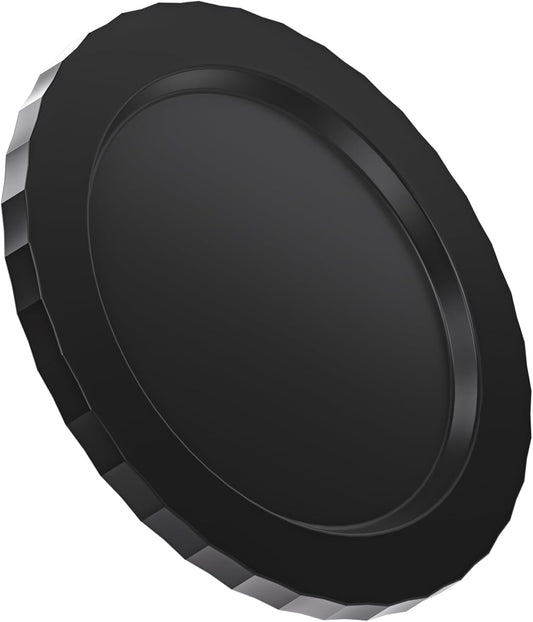 imluckies Magnetic Base Compatible with PopSocket Phone Grips and MagSafe iPhone Series Case, Removable Kindle/Phone Holder Base, Thin & Light Portable Plate, Pure Black