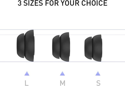 Delidigi for 6 Pairs AirPods Pro 2nd/1st Generation Replacement Ear Tips,Noise Reduction Silicone Earbuds Earplug Accessories Built-in Dust Guard Screen&Fit in The Charging Case S/M/L Size