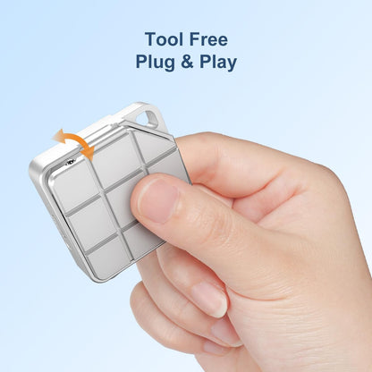 MAIWO USB-C Enclosure for M.2 2230 PCIe NVMe NGFF SATA SSDs, 10Gbps Full Metal Compatible with iPhone 15/16 Pro/Pro Max 4K ProRes Recording, Windows, macOS, Linux