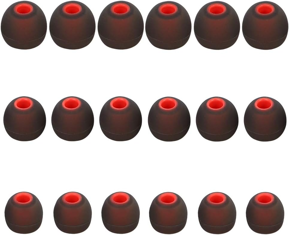 Brandless Silicone Earbud Tips Replacement Earbuds Cap Eartips Tips Eargels 9 Pairs SML