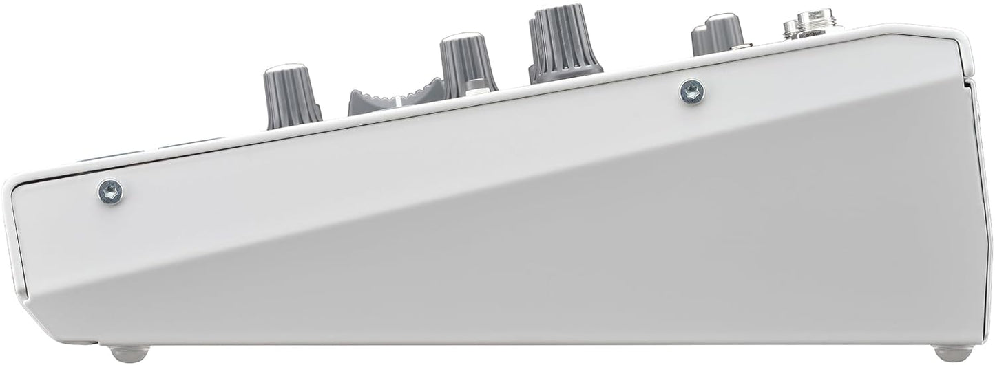 Yamaha AG08 White 8-Channel Live Streaming Loopback Mixer/USB Interface with Steinberg Software Suite