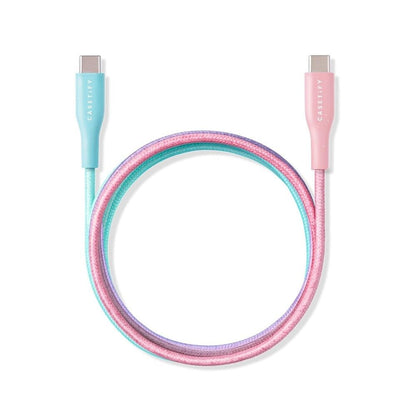 CASETiFY Powerthru USB-C to USB-C Cable (2m/6.6ft) - Cotton Candy