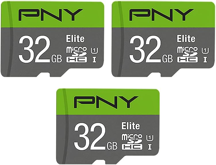 PNY 128GB & 32GB Elite Class 10 U1 microSDXC & microSDHC Flash Memory Card - 100MB/s, Full HD