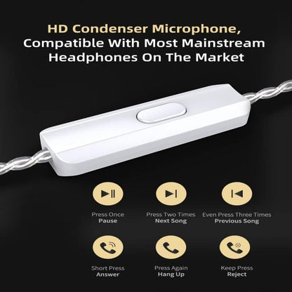 KZ ZSN PRO X in-Ear Earbud Headphones with Mic Dual Driver 1BA+1DD Hybrid Wired Earbuds Earphones Compatible with Android, iPhone, iPad, Laptops, MP3 and Most 3.5mm Interface (Black with Mic)