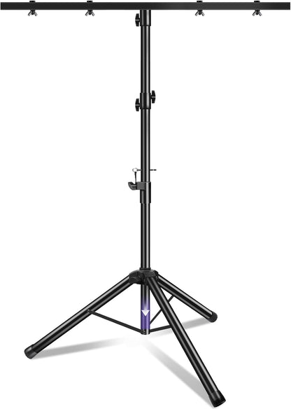DJ Light Stand Heavy Duty Par Can Tripod T-Bar Stage Lights Stand Adjustable 39-100 Inch DJ Lighting Tripod Mount