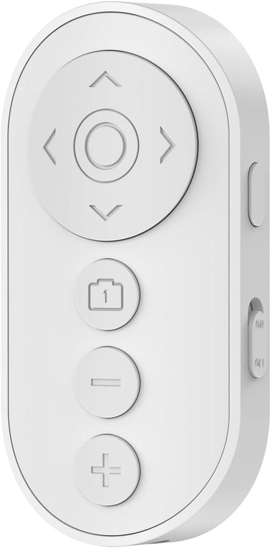 Bluetooth Camera Remote Shutter with Zoom and Front/Rear Camera Switch for Photo and Vlogging,Cllphone Remote Clicker for iOS & Android Smartphone, Wireless Video Scrolling for Tiktok