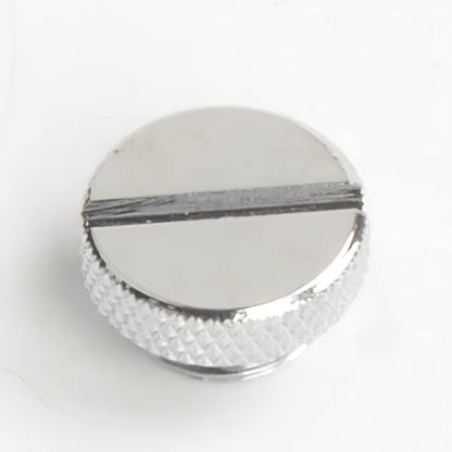 Dracaena 2 Pack G1/4" Thread, Thin Water Stop Plug Fitting with Coin Slot for Computer Water Cooling System, Durable Brass/Copper Material, Silver