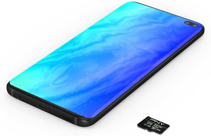 PNY 128GB PRO Elite Prime C10 U3 V30 A2 microSDXC Flash Memory Card – Ultra-Fast Speeds, Read 200MB/s, Write 150MB/s, 4K UHD, Full HD, UHS-I, for Smartphones, Drones, Action Cameras, 2-Pack