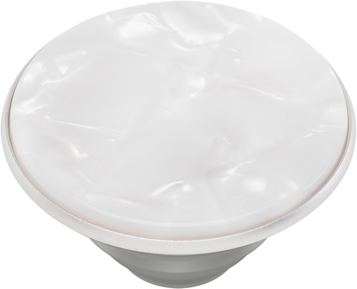 PopSockets Phone Grip with Expanding Kickstand, Adhesive Grip - Acetate Pearl White