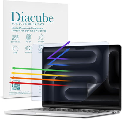 Anti Blue Light Matte Screen Protector for MacBook Pro 16" (2024 M4, 2023 M3, 2023 M2, 2021 M1) | Anti-Glare | Reducing Eye Fatigue with Blue Light Blocking Filter