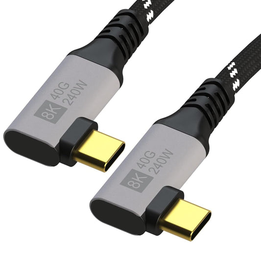 LINKUP USB 4.0 USB C to USB C Cable | Thunderbolt 4/3 Compatible | Type C Charger for MacBook and iPhone | 240W Fast Charging | 40Gbps Data Transfer | 8K@60Hz Display Cord | Use with all USB C devices