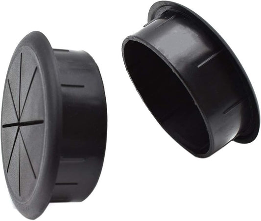 2-3/8 Inch (60mm) Flexible Desk Grommets Wire Cord Hole Cover Cable Organizer for Desktop Equipment Wiring Management and Protection
