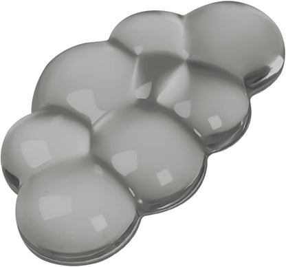 Gel Cloud Mouse Wrist Rest, Cute Wrist Support and Arm Support for Mouse Rest Typing Pain Relief，Suitable for Office/Computer/Laptop/Gaming (Transparent Gray)