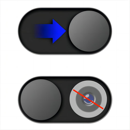 Metal Webcam Cover Slide[5 Pack Black], 0.022in Camera Cover for Laptop Computer, MacBook Pro/Air iMac iPad Tablet iPhone 16/15/14/13/12 Plus, Web Camera Blocker Protect Your Privacy