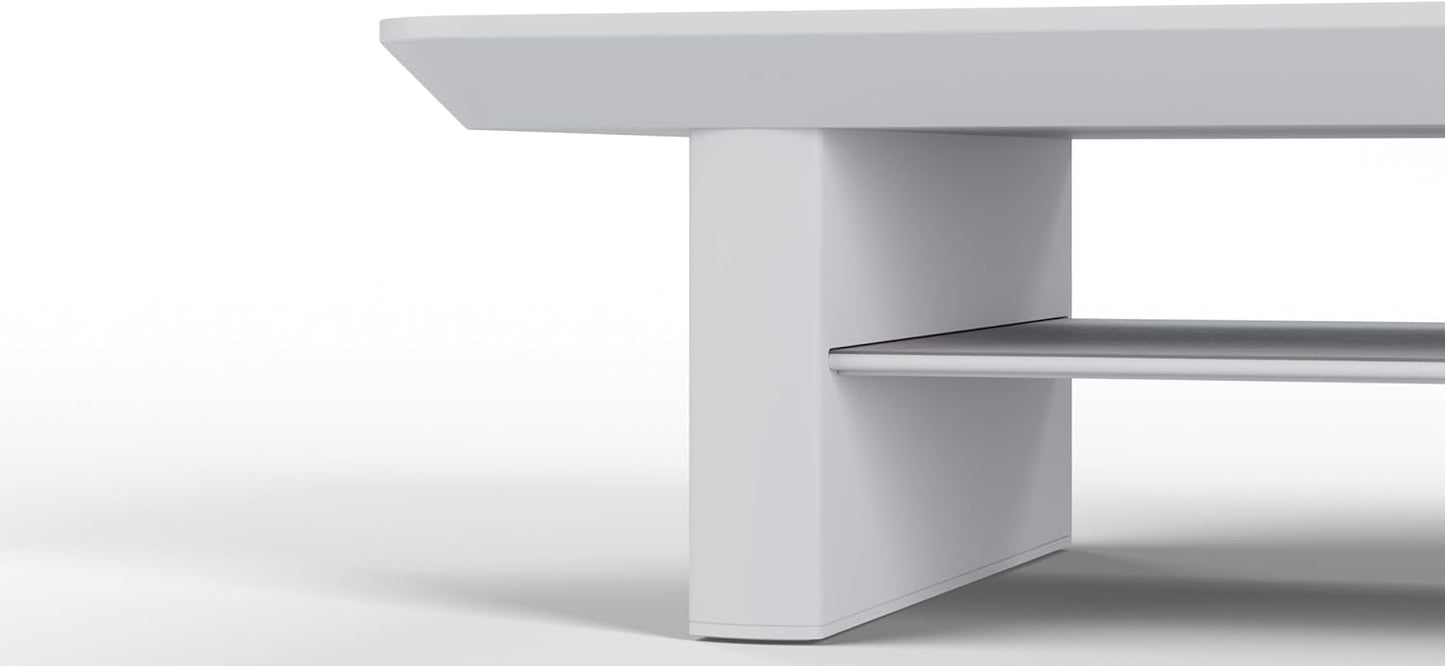 desk monitor stand (All　White, Large)