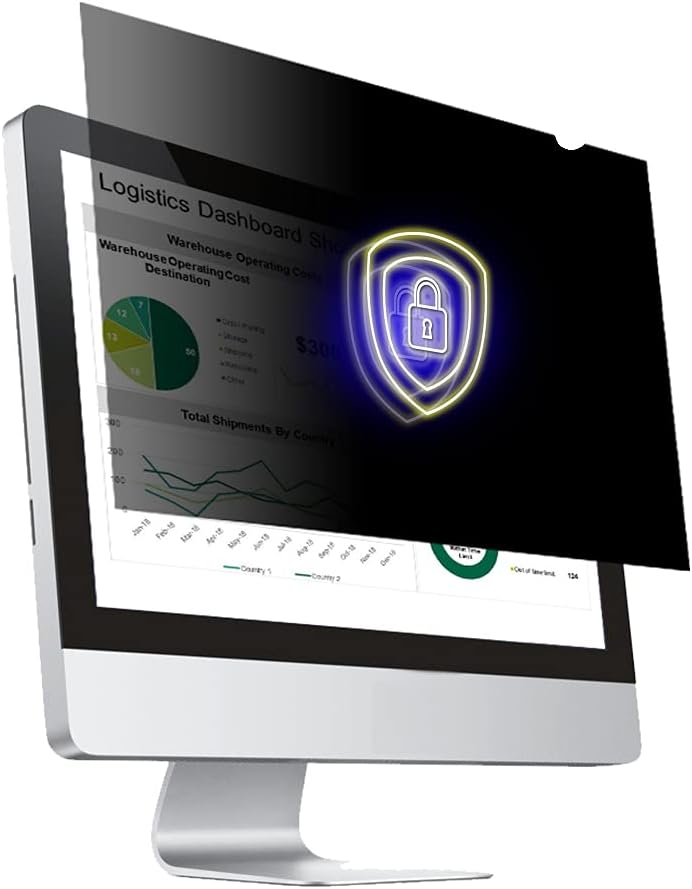 27 Inch - 16:9 Aspect Ratio - Computer Privacy Screen Filter for iMac Monitor - Anti-Glare - Anti-Scratch Protector Film - Please Check iMac or Others