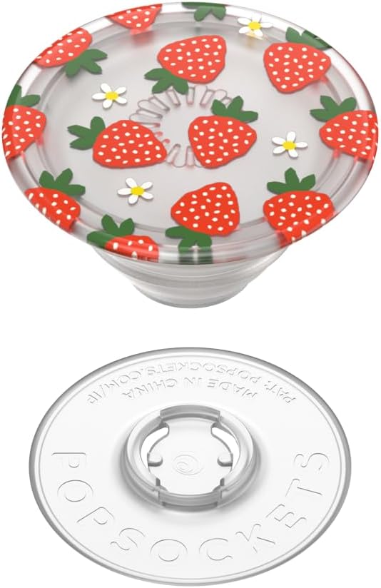 PopSockets Plant-Based Phone Grip with Expanding Kickstand, Adhesive Grip, Eco-Friendly - Berries and Cream