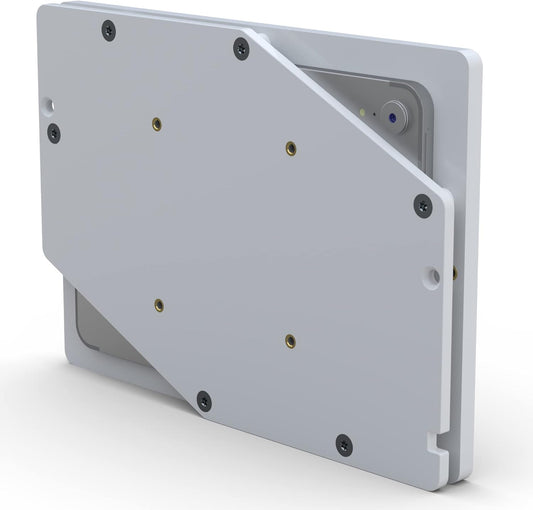 TABcare Anti-Theft Acrylic VESA Enclosure for Apple iPad mini 6 7 8.3" with Free Wall Mount Kit & 90-Degree Angle USB C Charge Cable (iPad mini 6/7 8.3", White)