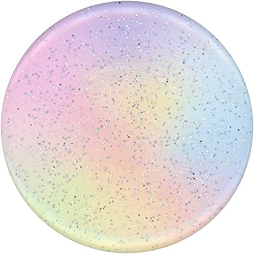 PopSockets Phone Grip with Expanding Kickstand, Glitter PopGrip - Glitter Pastel Nebula