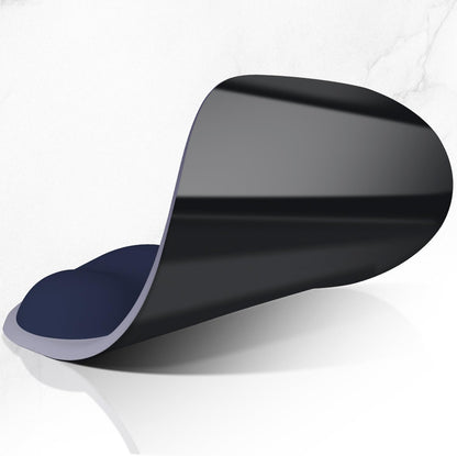 ITNRSIIET Ergonomic Mouse Pad, Cushioned Gel Wrist Rest, Non-Slip Base, Smooth Surface, Cute Multi-Color, 9.5 x 8.2 in, Gray Blue Gradient