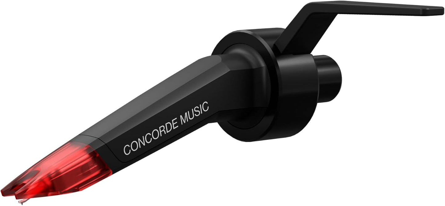Ortofon Concorde Music Red Phono Cartridge Tool-Free Installation on S-shaped Tone Arms
