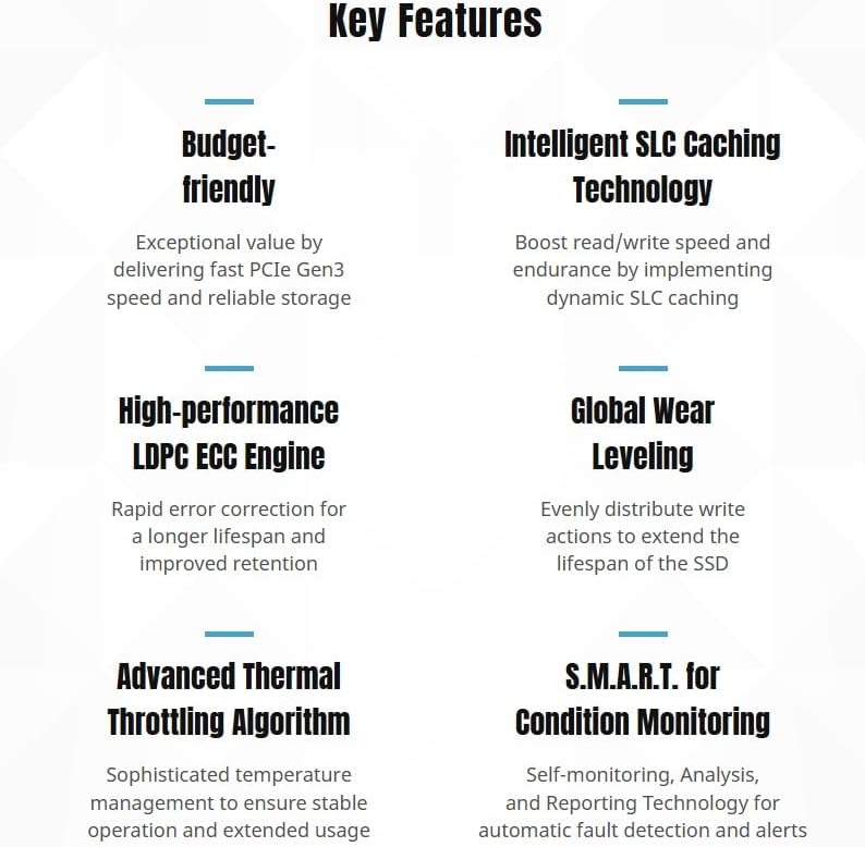 KLEVV CRAS C715 512GB M.2 2280 NVMe PCIe Gen3x4 Laptop & Desktop, up to 3200MB/s (K512GM2SP0-C7T)