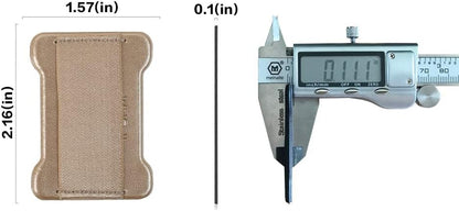 Universal Phone Grip for Smartphones - Phone Holder for Hand for Back of Phone -Wireless Charging Compatible (Gold) - 2Pack