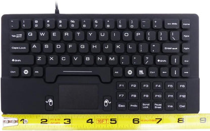 DSI Waterproof Mini Keyboard with Touchpad IP68 Washable Silicone KB-JH-IKB89