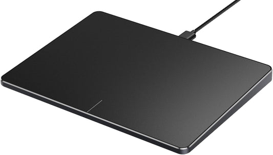 ProtoArc Wired USB Trackpad for Windows 10/11, Large High-Precision Wired Trackpad Mouse with Multi-Gesture, Ultra Slim Portable Aluminum Touchpad Mouse for Computer/Desktop/Laptop