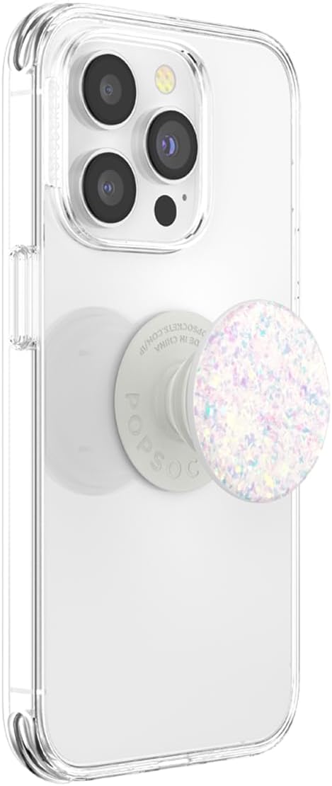 PopSockets Phone Grip with Expanding Kickstand, Adhesive Grip - White