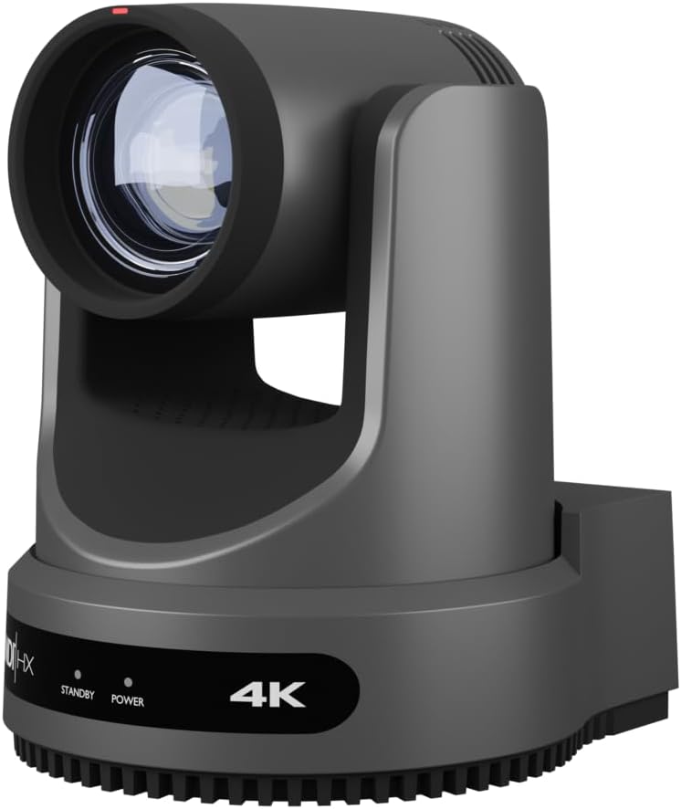 PTZOptics Move 4K SDI/HDMI/USB/IP PTZ Camera with 12x Optical Zoom (Gray) (PT12X-4K-GY-G3)