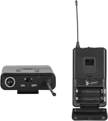 WENWEN Wireless Microphone System UHF 8 Channel 8 Lavalier Bodypacks 8 Lapel Mic 8 Headsets for Karaoke System Church Speaking Conference Wedding Party 3 Year Warranty