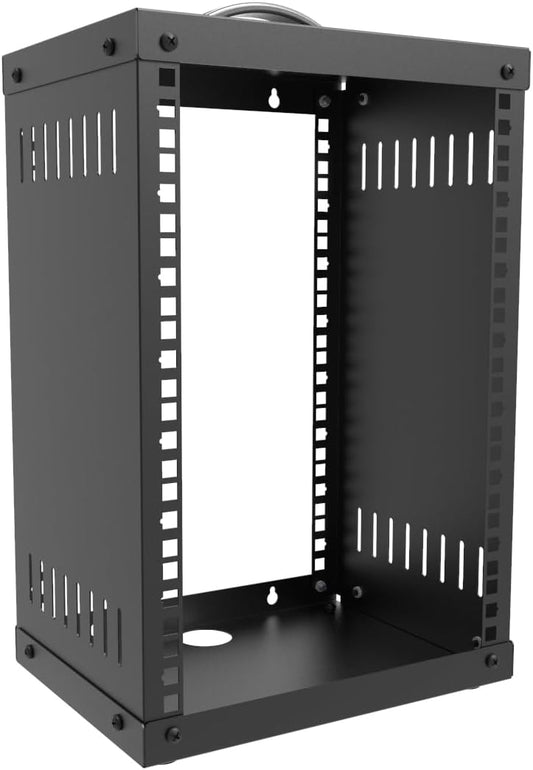 8U Small Network Cabinet-10 inch Server Rack for 10" Server, Network, Audio, and Video Equipments at Home or Office (8U)