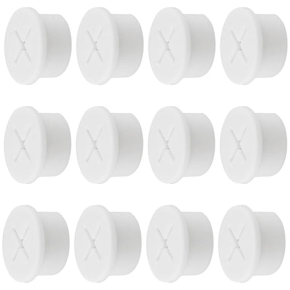 Desk Grommet,3/4 Inch Flexible Rubber Grommets, Silicone Cable Cord Grommet Wire Hole Cover for Desk, Table and Other Furnitures(12Pack)