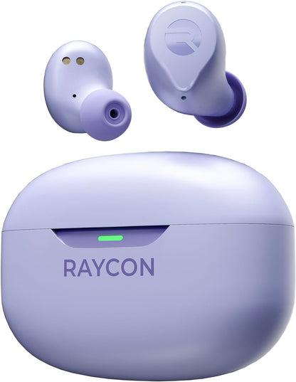 Raycon Everyday Earbuds Plus - Bluetooth True Wireless in-Ear Buds with 32 Hours Playtime, Multipoint Technology, Extreme Comfort, and Active Noise Cancellation (Blush Violet)