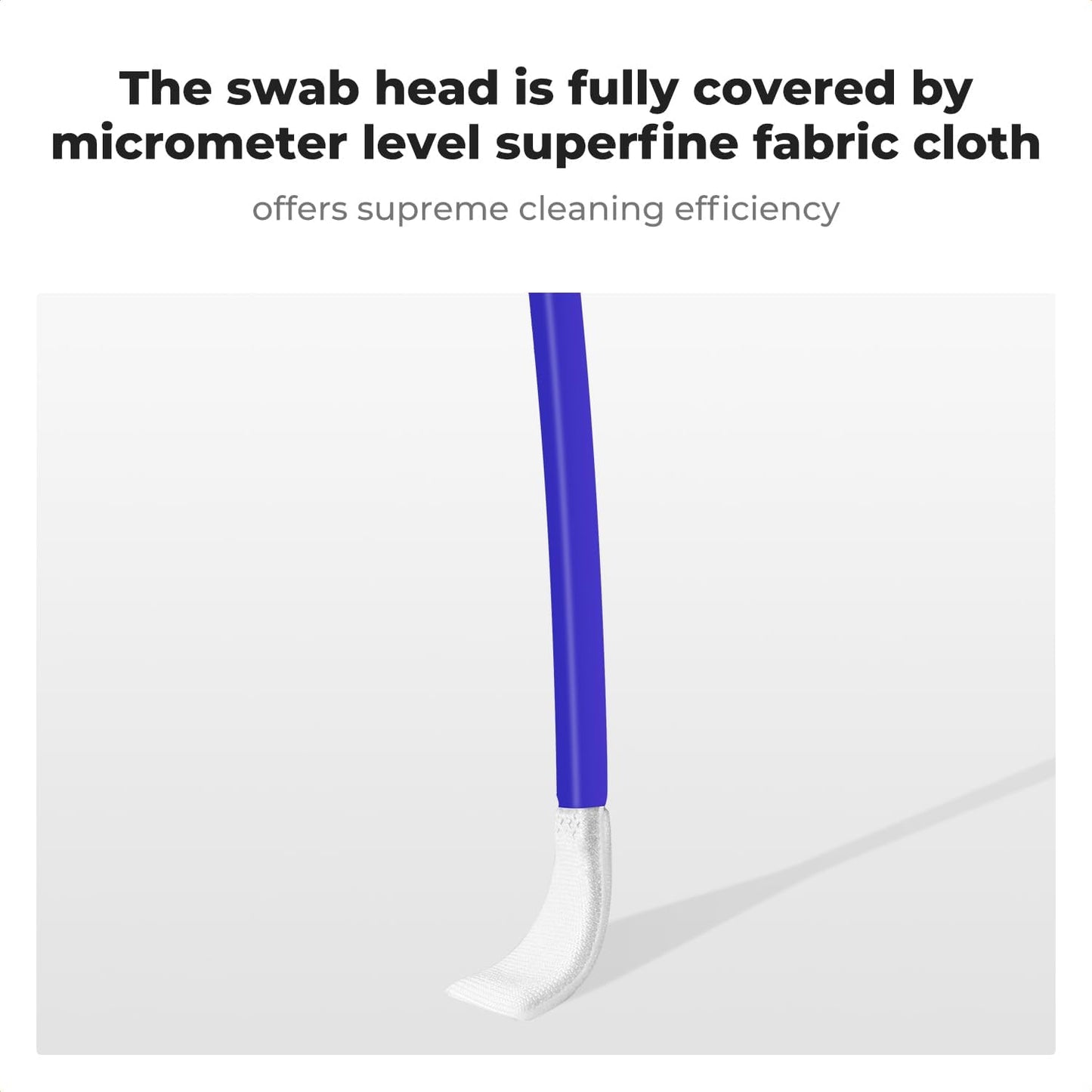 K&F CONCEPT 12mm Micro Four-Thirds 4/3 (MFT) Sensor Cleaning Swab*10, M43 Sensor Cleaning Swab for All Models of M4/3 Camera Sensors, Including M4/3 Cameras from Olympus and Panasonic