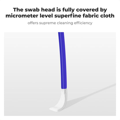 K&F CONCEPT 12mm Micro Four-Thirds 4/3 (MFT) Sensor Cleaning Swab*10, M43 Sensor Cleaning Swab for All Models of M4/3 Camera Sensors, Including M4/3 Cameras from Olympus and Panasonic