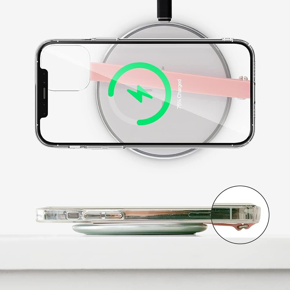 C-Shaped Clip Finger Phone Grip, Sinjimoru Silicone Cell Phone Strap for Phone Case with Clip as Phone Loop Holder for iPhone Case & Samsung Phone. Sinji Loop Clip Wine Red 230