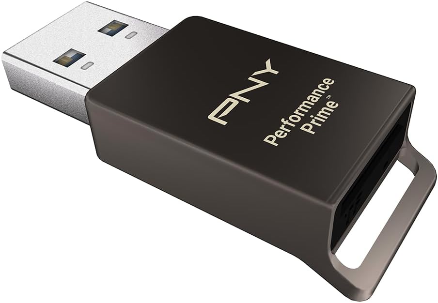 PNY Performance Prime™ USB 3.2 Gen 1 microSD Flash Memory Card Reader – Ultra-Fast Speeds, Read 200MB/s, Write 150MB/s, Type-A, for USB 3.2 Gen 1/USB3.0 Equipped Host Devices
