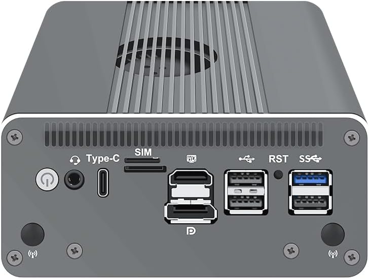 CWWK Intel Alder Lake N100(4C/4T Up to 3.4GHz)/N305(8C/8T Up to 3.8GHz) Dual SFP+10GbE Mini PC|4xIntel I226-V 2.5GbE |DDR5 Memory|PCI-E x4|HDMI+DP+Type-C (10 Gigabit N100, No RAM No SSD)