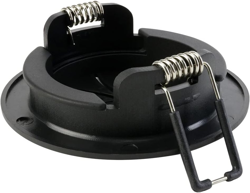 Construct Pro Speedy Spring-Lock Cable Pass Through Port, 2 inch Inner Diameter, Black CON6061SPZ