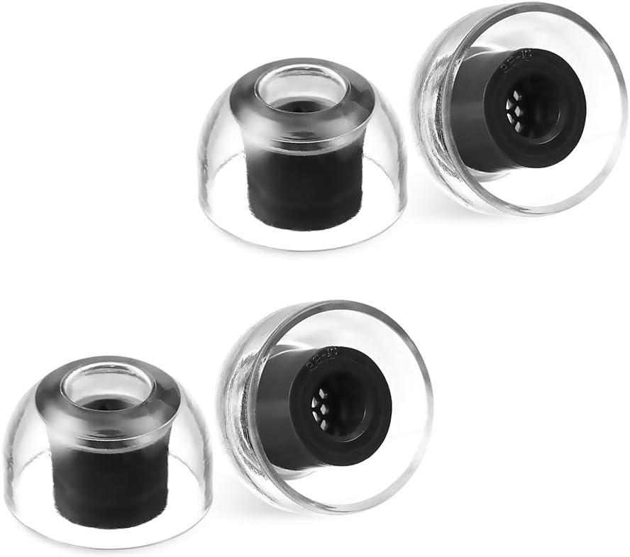 AZLA SednaEarfit XELASTEC 2 (M) - Earbud Tips for Wireless Headphones - Noise Canceling Earbuds Replacement Tips - Eartips Compatible with Sony, Samsung, Beats, JLab, Skullcandy, Sennheiser